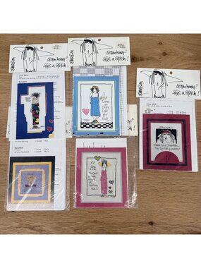 Twisted Threads Emerson Listen Honey Cross Stitch Charts LOT of 5 NEW SEALED
